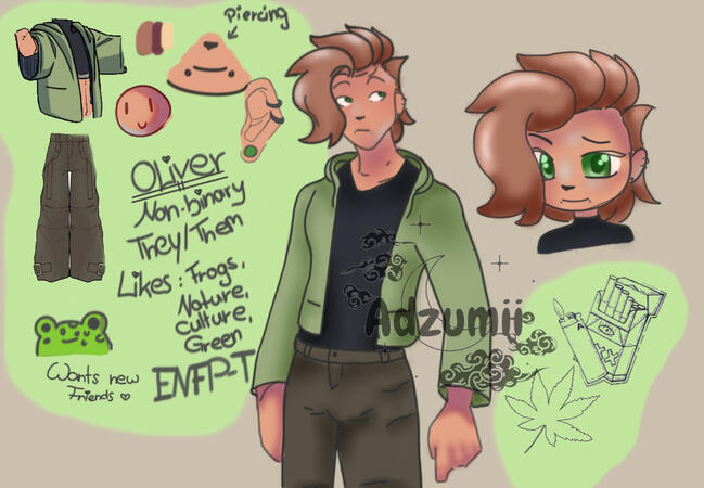 Character & Drawing by me